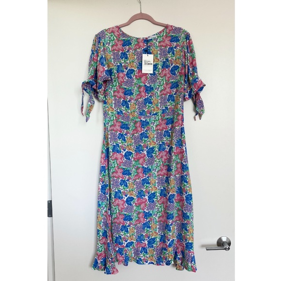 faithfull the brand emilia midi dress FAITHFUL THE BRAND Emilia MIDI DRESS